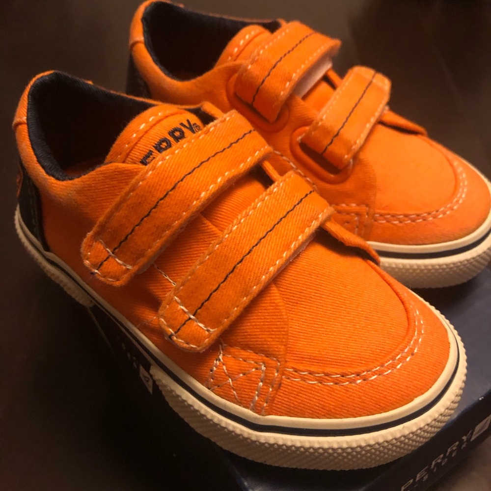 Sperry Top Sider toddler Sneaker shoes sz 6.5 new